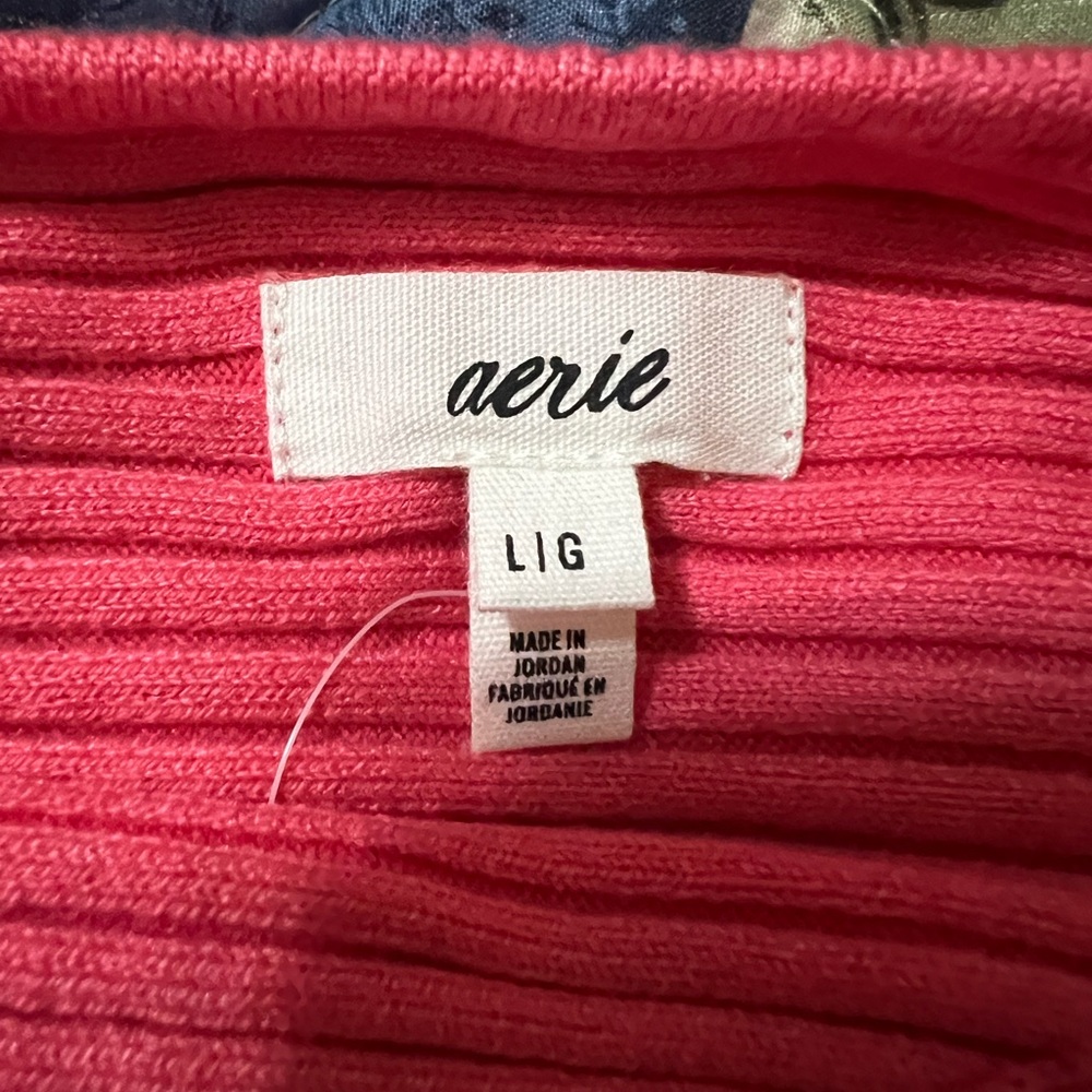 Aerie Crop Sweater Cami sz L - Picture 5 of 6
